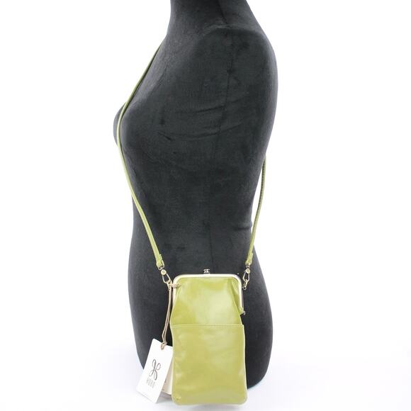 NWT Hobo Melody Green Leather Crossbody Bag - Picture 6 of 8